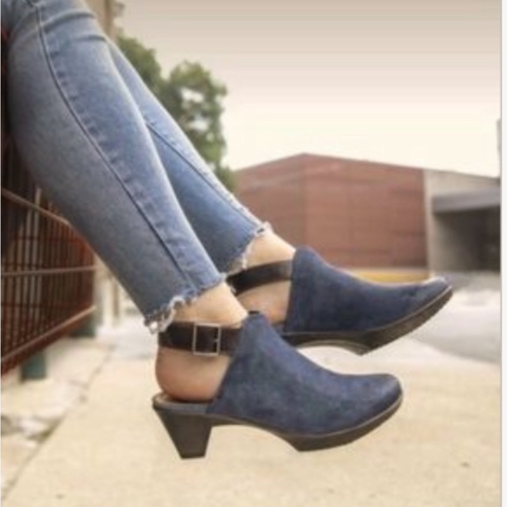 NAOT Suede Upgrade Slingback Booties